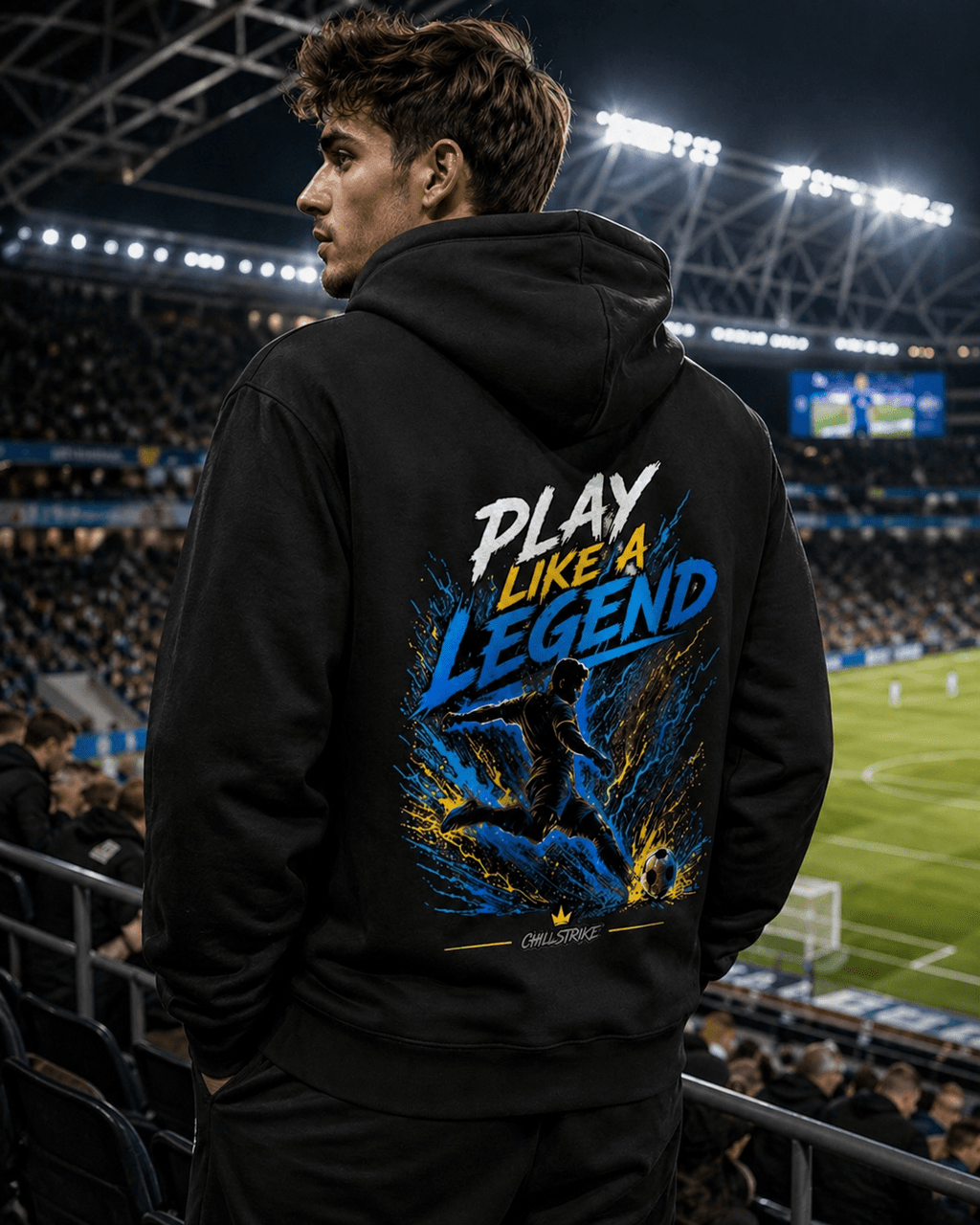 Play like a legend hoodie Hoodie oversized streetwear hoodie t-shirt for men women - CHILLSTRIKE premium urban fashion