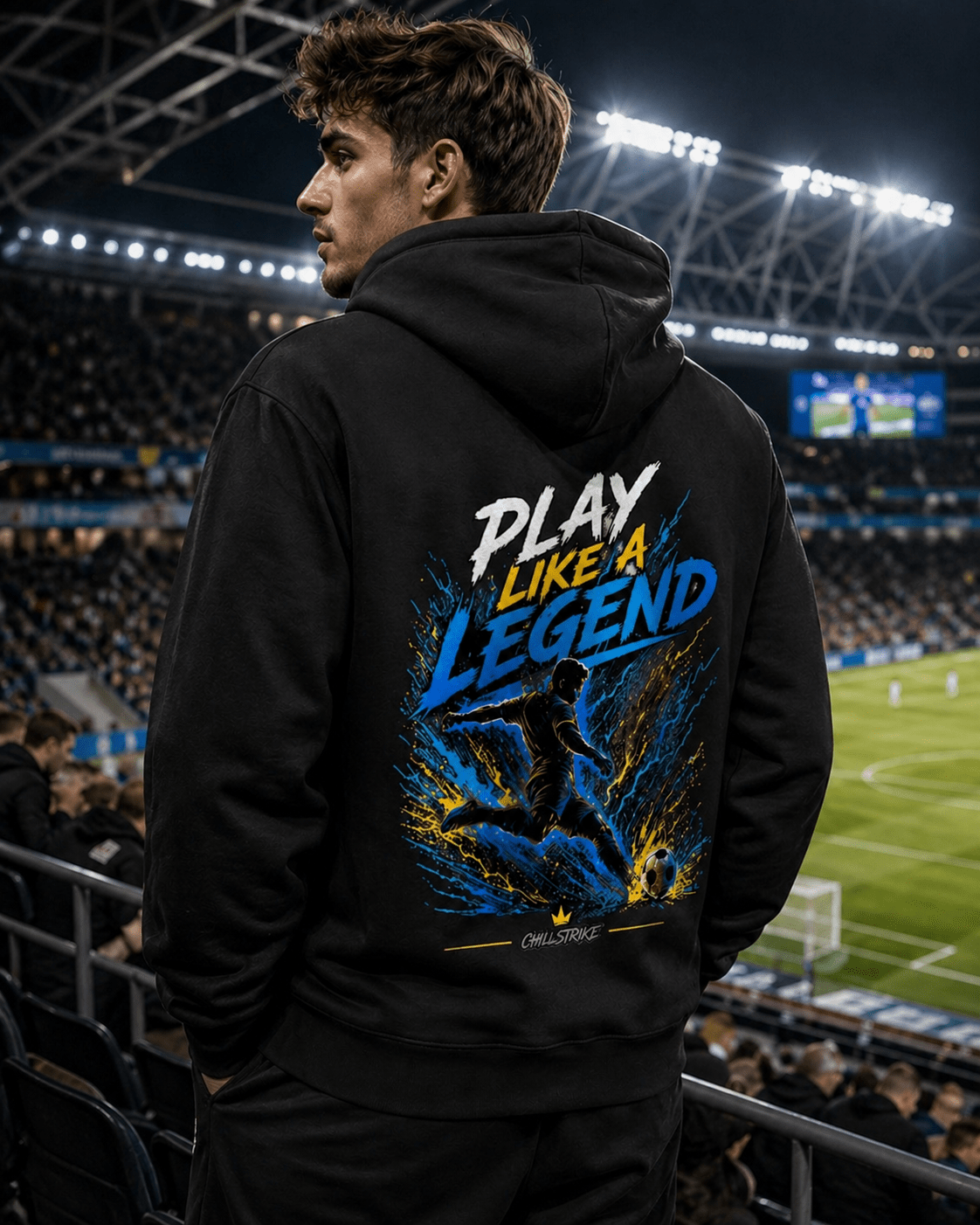 Play like a legend hoodie Hoodie oversized streetwear hoodie t-shirt for men women - CHILLSTRIKE premium urban fashion
