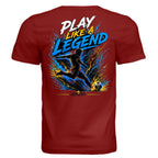 Play like a legend Tee T-shirt oversized streetwear hoodie t-shirt for men women - CHILLSTRIKE premium urban fashion