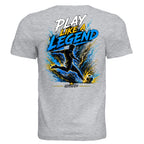 Play like a legend Tee T-shirt oversized streetwear hoodie t-shirt for men women - CHILLSTRIKE premium urban fashion