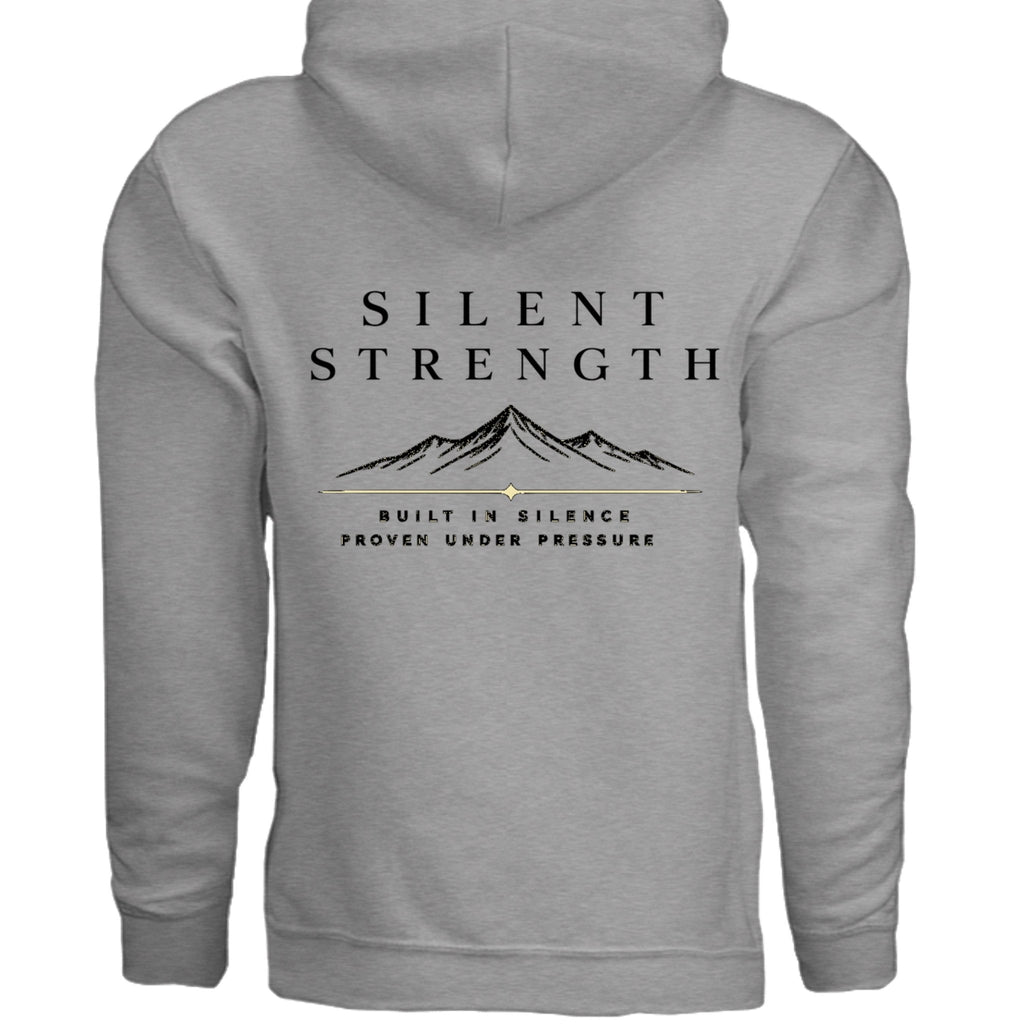 Silent Strength Mediunweight Hoodie Hoodie oversized streetwear hoodie t-shirt for men women - CHILLSTRIKE premium urban fashion