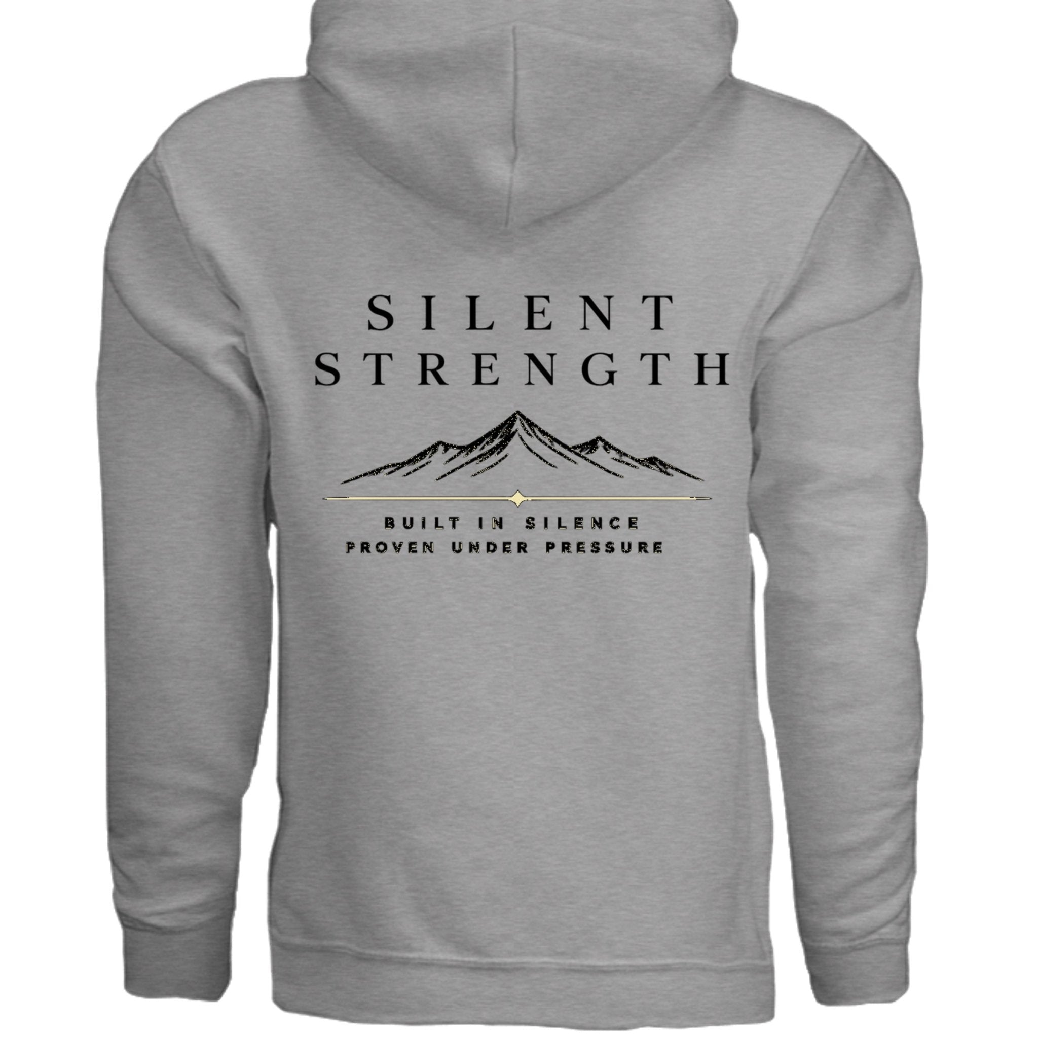 Silent Strength Mediunweight Hoodie Hoodie oversized streetwear hoodie t-shirt for men women - CHILLSTRIKE premium urban fashion