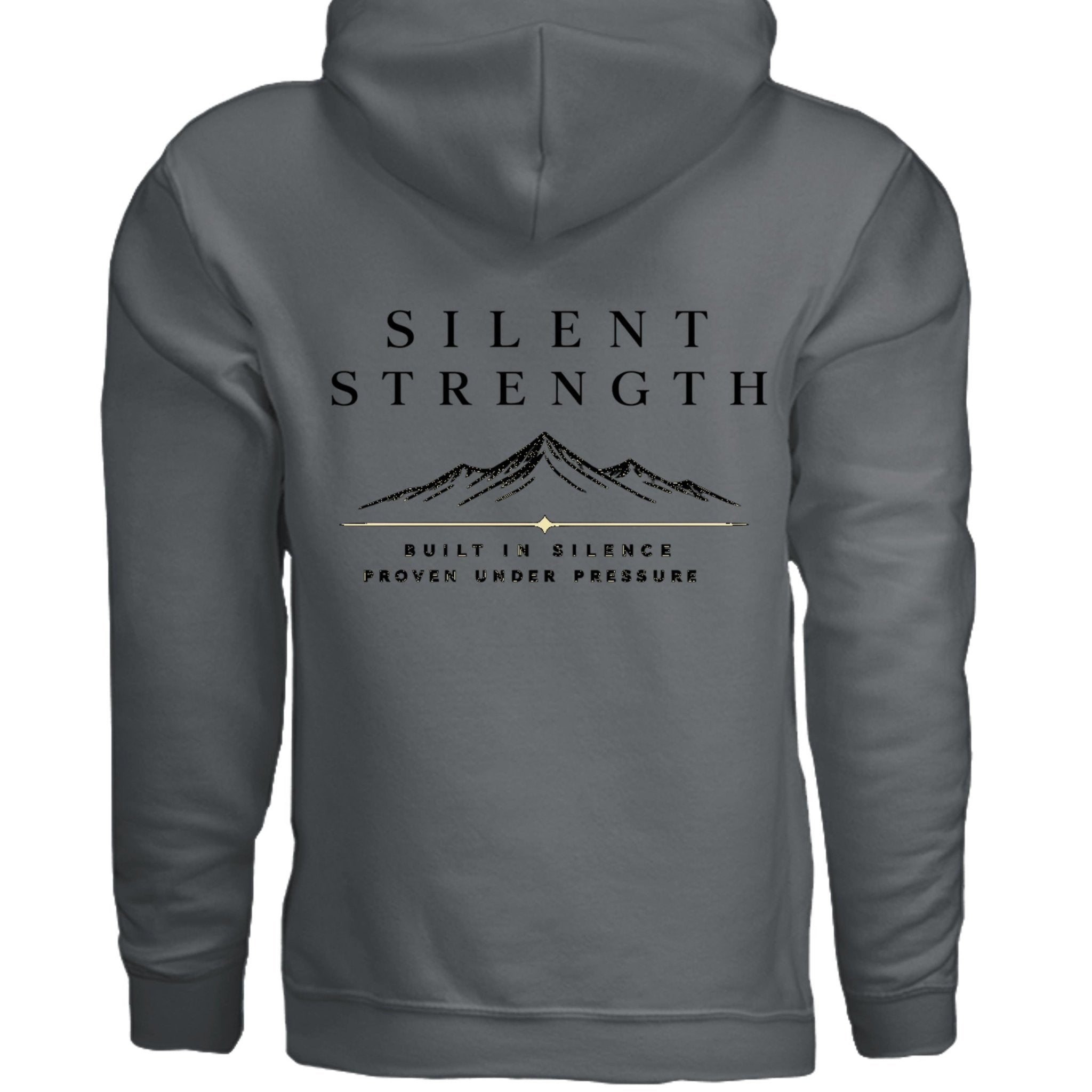Silent Strength Mediunweight Hoodie Hoodie oversized streetwear hoodie t-shirt for men women - CHILLSTRIKE premium urban fashion