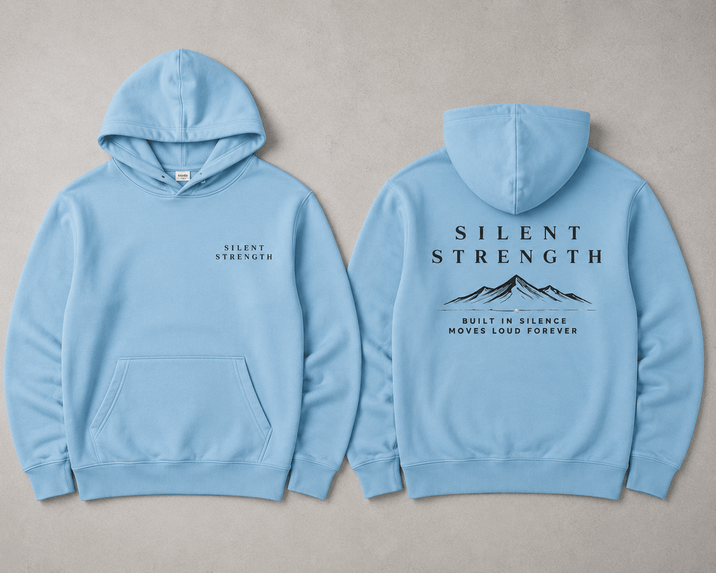 Silent Strength Mediunweight Hoodie Hoodie oversized streetwear hoodie t-shirt for men women - CHILLSTRIKE premium urban fashion