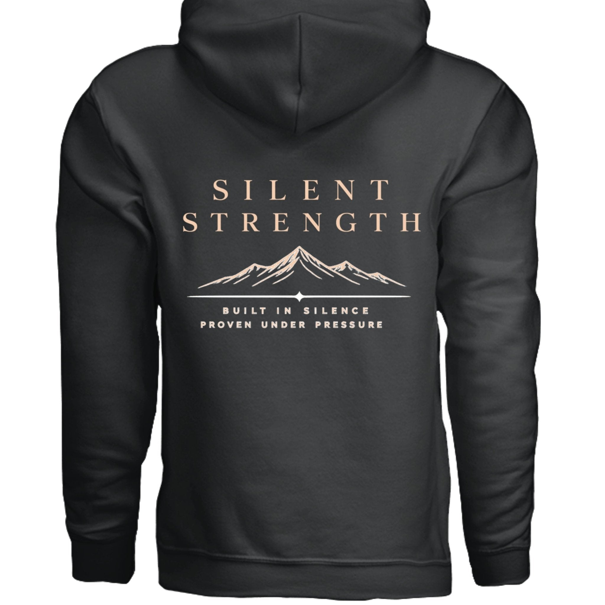 Silent strength Hoodie oversized streetwear hoodie t-shirt for men women - CHILLSTRIKE premium urban fashion