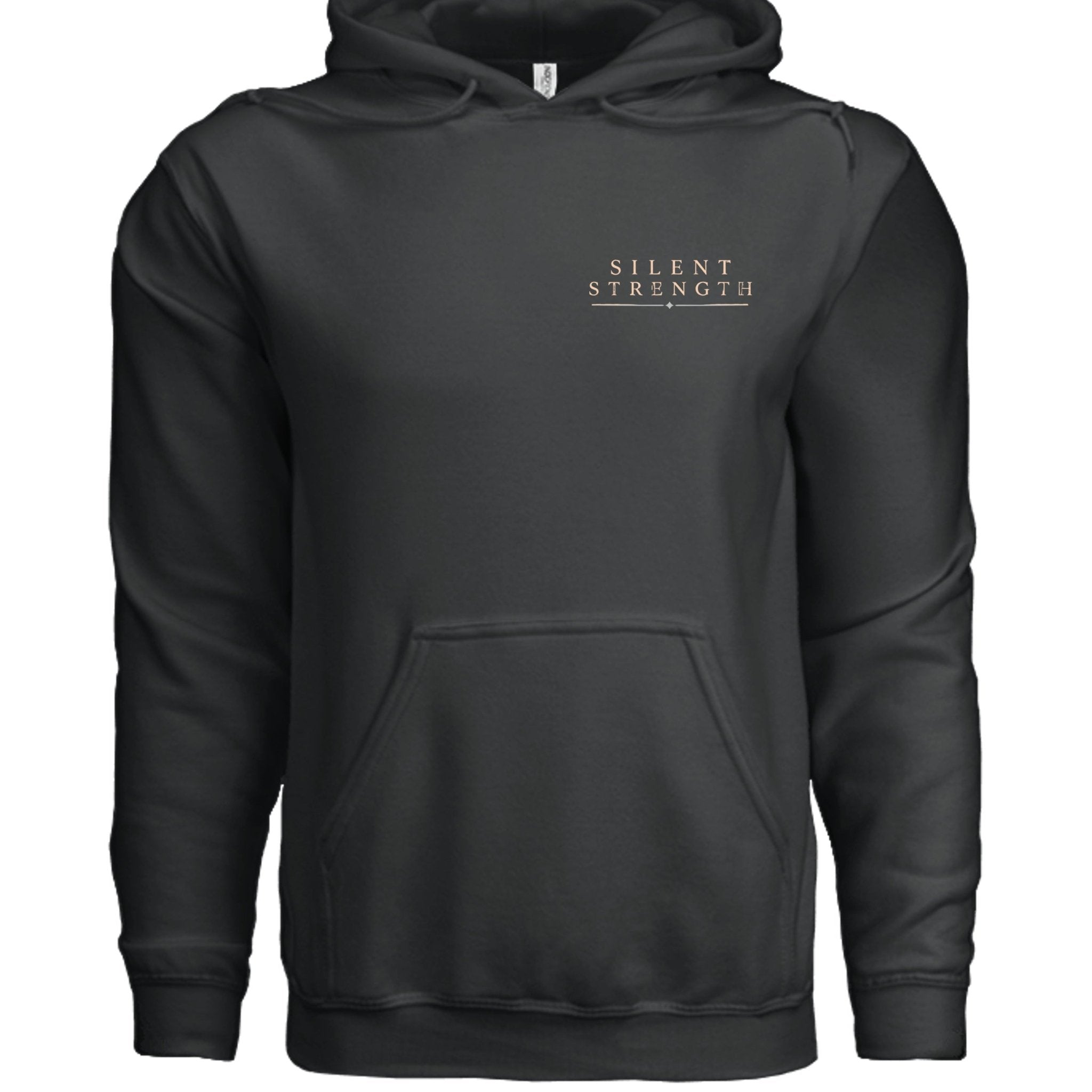 Silent strength Hoodie oversized streetwear hoodie t-shirt for men women - CHILLSTRIKE premium urban fashion