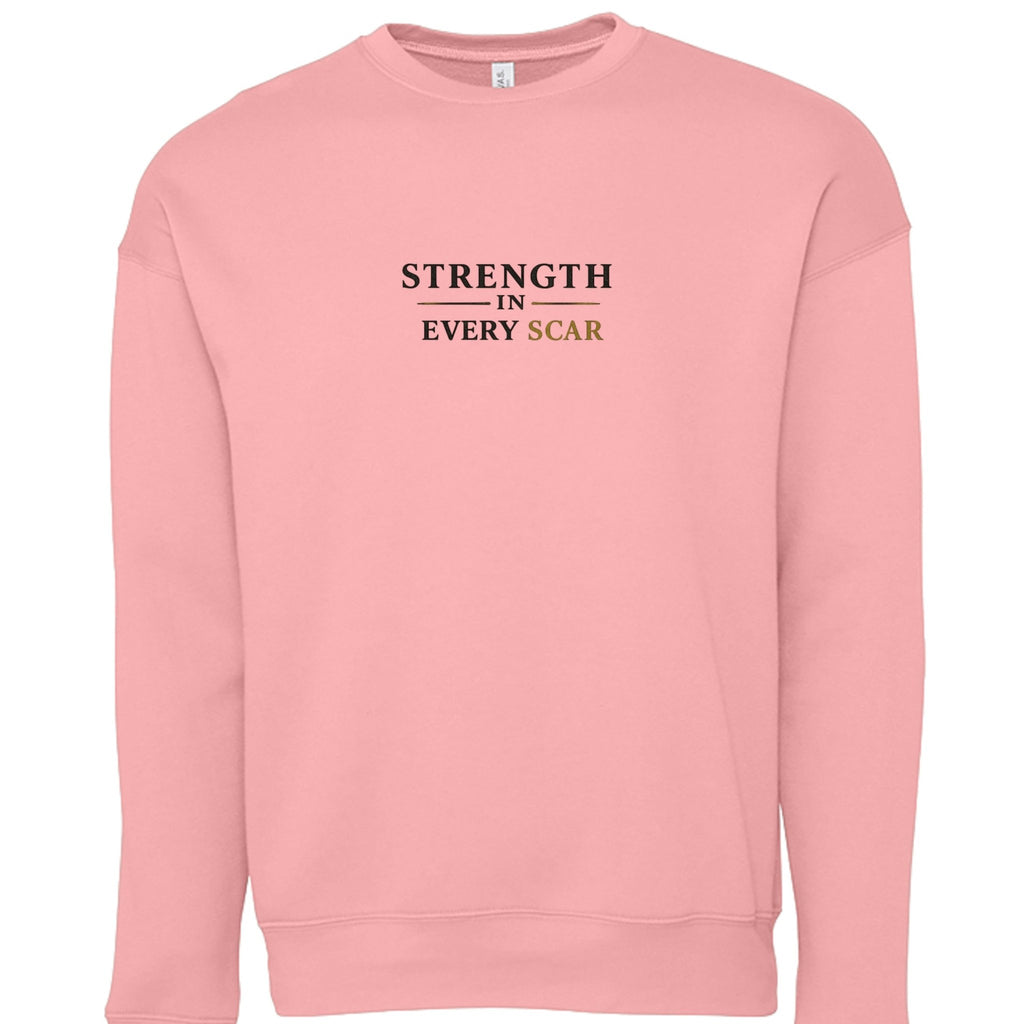 Strength in every scar - s Sweatshirt oversized streetwear hoodie t-shirt for men women - CHILLSTRIKE premium urban fashion