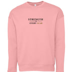 Strength in every scar - s Sweatshirt oversized streetwear hoodie t-shirt for men women - CHILLSTRIKE premium urban fashion