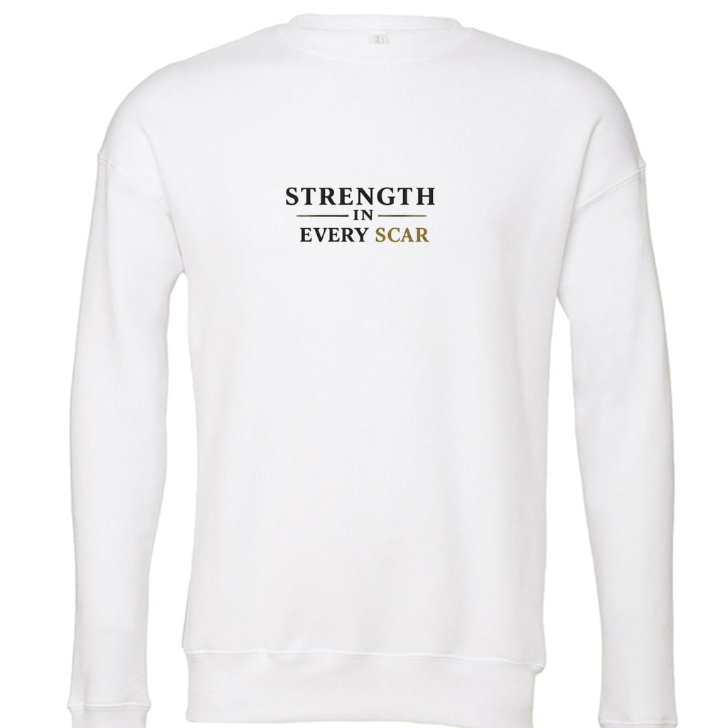 Strength in every scar - s Sweatshirt oversized streetwear hoodie t-shirt for men women - CHILLSTRIKE premium urban fashion