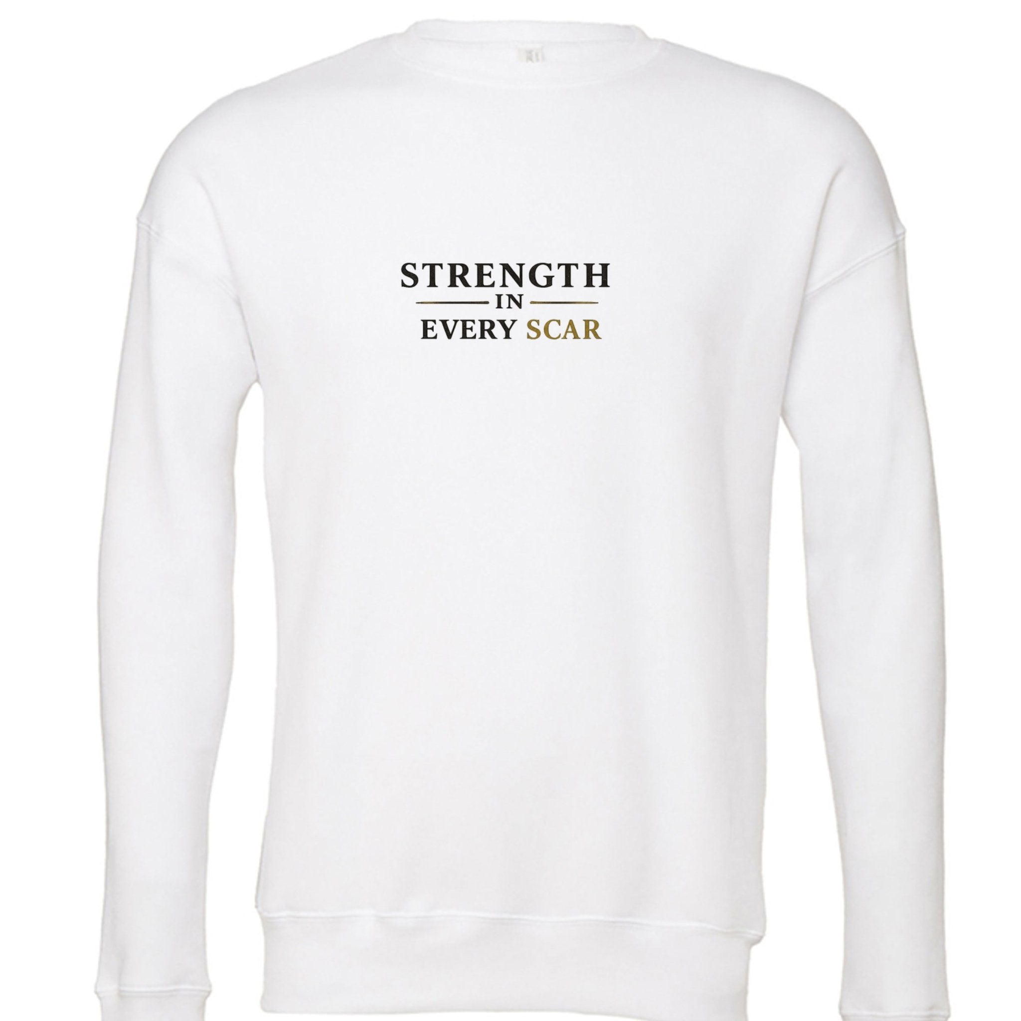 Strength in every scar - s Sweatshirt oversized streetwear hoodie t-shirt for men women - CHILLSTRIKE premium urban fashion