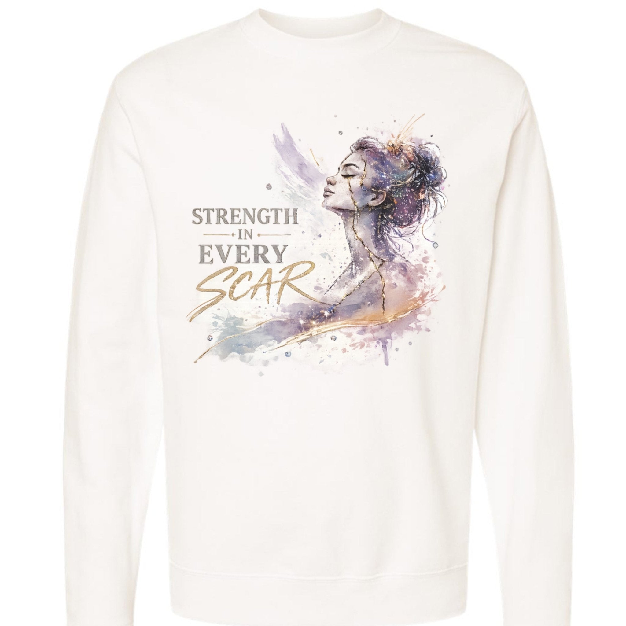Strength in every scar Sweatshirt oversized streetwear hoodie t-shirt for men women - CHILLSTRIKE premium urban fashion