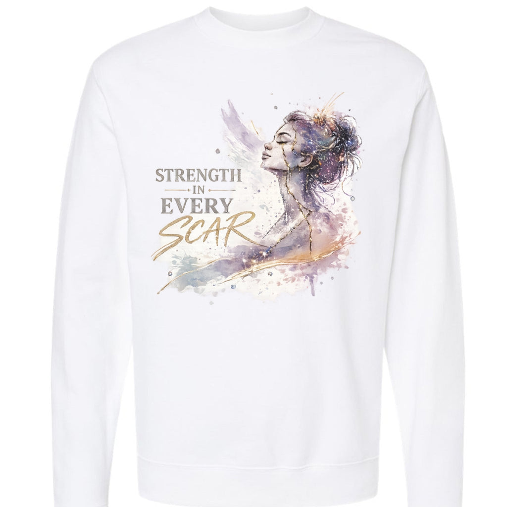 Strength in every scar Sweatshirt oversized streetwear hoodie t-shirt for men women - CHILLSTRIKE premium urban fashion