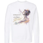 Strength in every scar Sweatshirt oversized streetwear hoodie t-shirt for men women - CHILLSTRIKE premium urban fashion