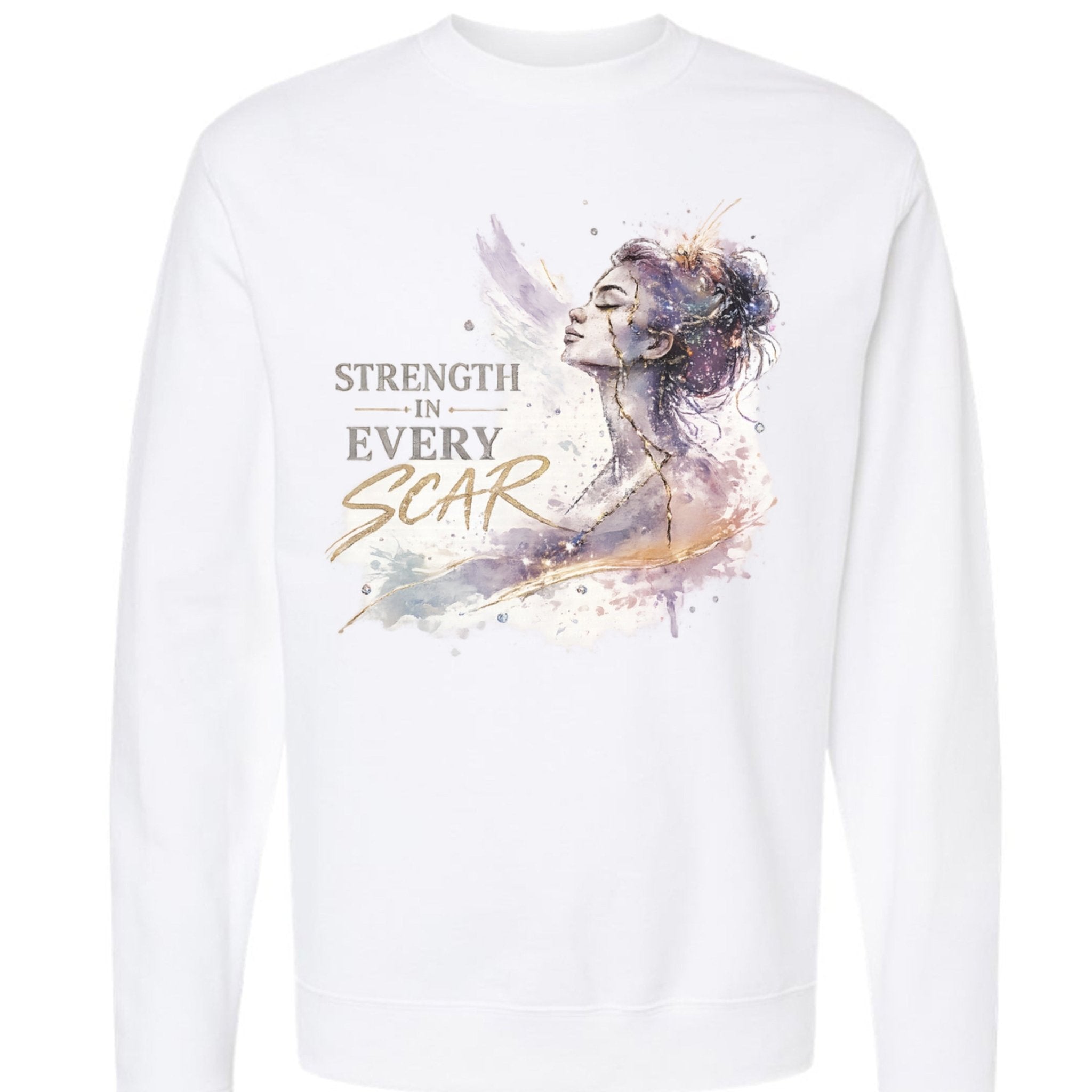 Strength in every scar Sweatshirt oversized streetwear hoodie t-shirt for men women - CHILLSTRIKE premium urban fashion